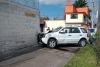 Choca taxi de Toluca en calles de la Colonia El Seminario