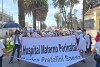 Trabajadores de salud paralizan Toluca; exigen pagos y medicamentos