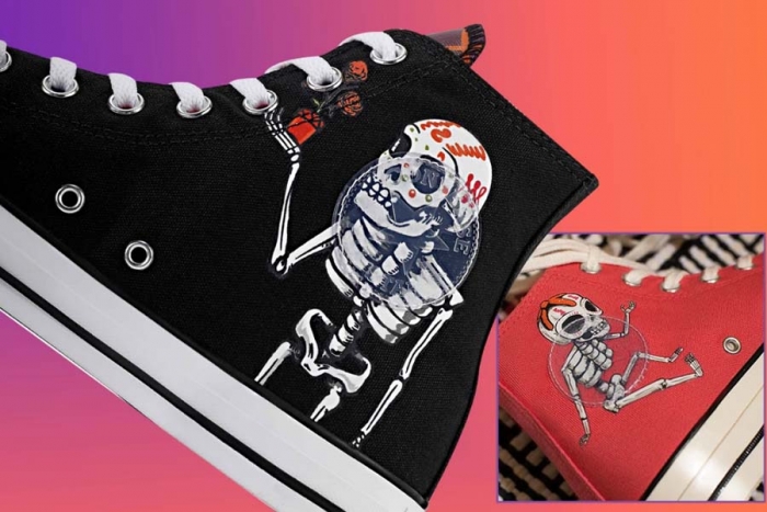 Converse reinterpreta sus modelos más icónicos con motivos del Día de Muertos