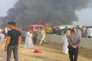 Accidente de tránsito en Egipto deja al menos 35 fallecidos