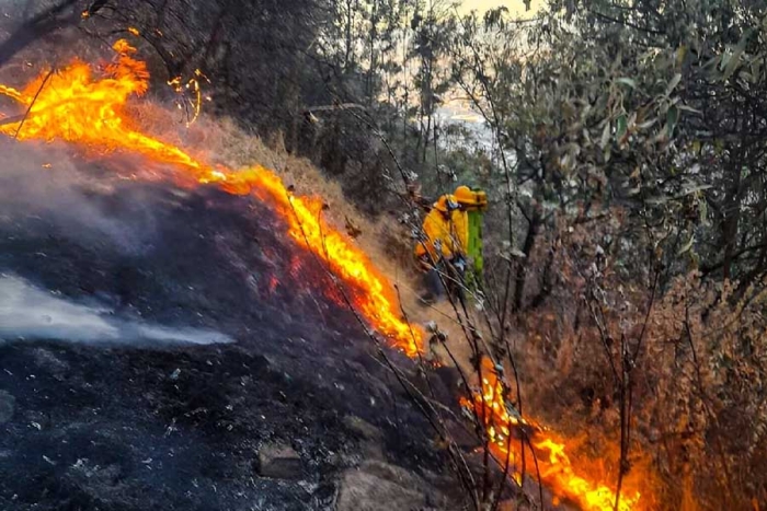 En Lerma, la situación se vislumbra complicada ya que los vecinos reportan cuatro incendios por día.