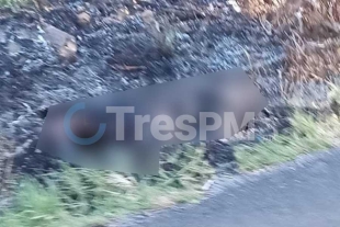 El cadaver calcinado fue llevado al anfiteatro de la Fiscalía Mexiquense