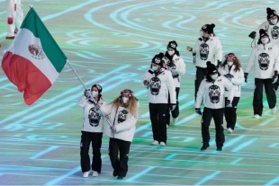 Beijing 2022: Así desfiló la delegación mexicana en la ceremonia de inauguración