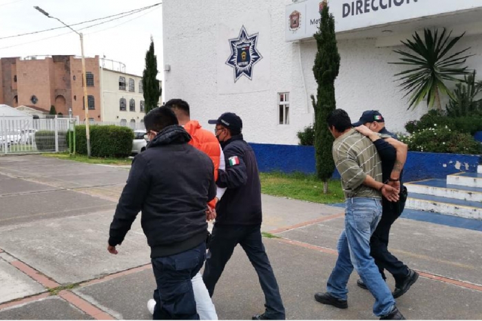 Tras las rejas asaltantes que operaban en centro de Toluca