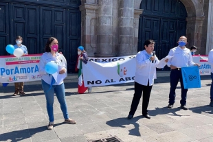 Frente Nacional por la Familia realiza “Claxonazo por la Vida” en Toluca