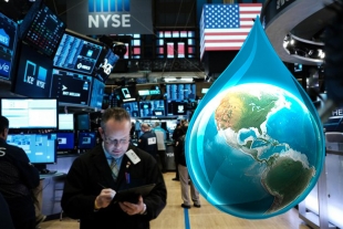 Por temor a su escasez, el agua ya cotiza en Wall Street