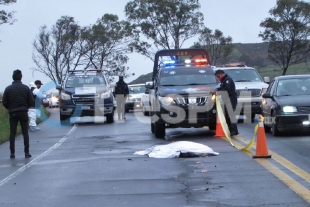 Arrollan a peatón en la Toluca-Villa Victoria