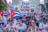 Se reúnen miles de personas para pedir libertad para Cuba, Venezuela y Nicaragua