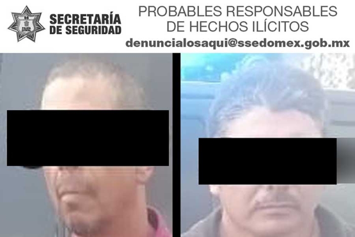 Elementos de la SS y policía municipal detienen a dos posibles implicados en el delito de secuestro exprés