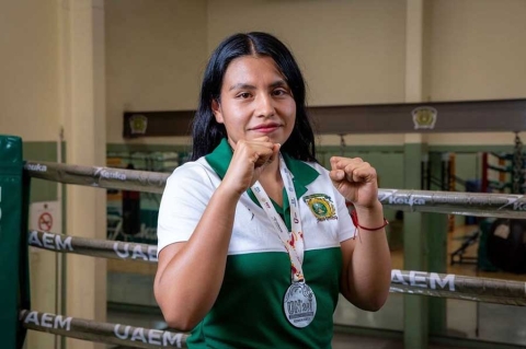 Coordinación, fuerza y explosividad, fundamentales en el boxeo: Carmita de los Ángeles Herrera López