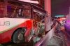 11 lesionados en accidente de Mexibús, servicio provisional línea 4