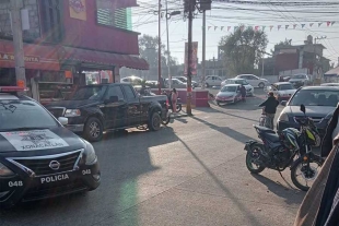 La zona quedó al resguardo de elementos de seguridad municipal 