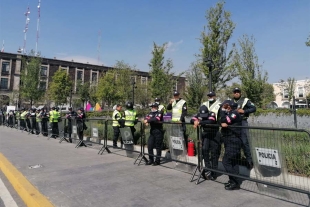 Preparan operativo de seguridad ante marchas del 25N
