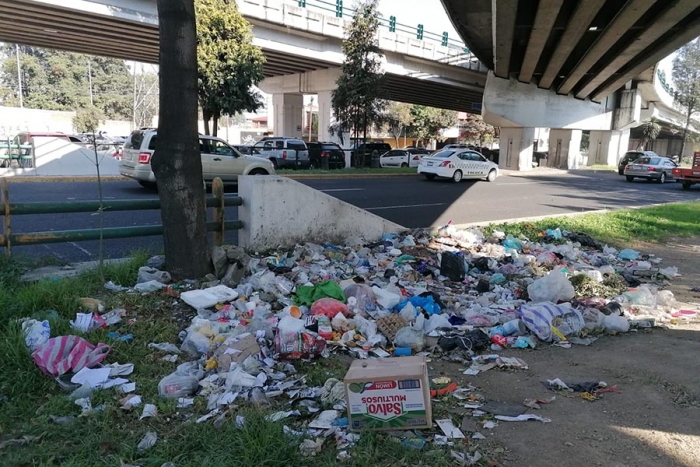 Bajopuentes de Tollocan, focos de infección por las montañas de basura que se acumulan