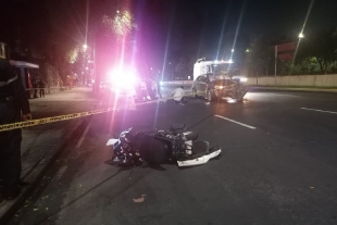 Muere motociclista atropellado en la México-Toluca