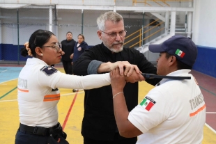 Mujeres policías del municipio de Huixquilucan fueron capacitadas por especialistas de la Embajada de Israel