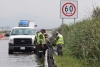 Fuertes lluvias inundan tramo de la autopista Lerma–Tenango del Valle