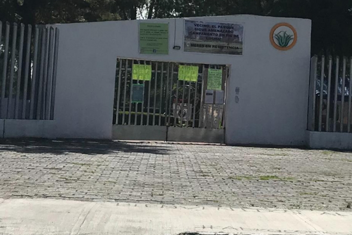 Permanece cerrado el parque de La Pila en Metepec