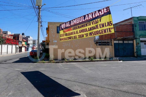 Vecinos en contra del ambulantaje