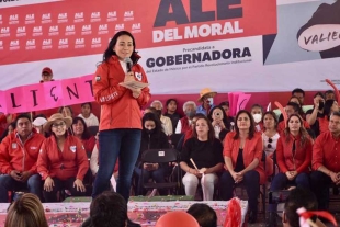 Se cuelga del AIFA Alejandra del Moral para promover desarrollo: Morena