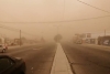 Cubre una tormenta de arena las calles de Mexicali