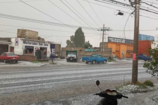 Encharcamientos por lluvia y caída de granizo en el Valle de Toluca