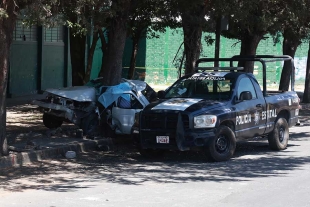 Los cuerpos fueron trasladados al Servicio Médico Forense