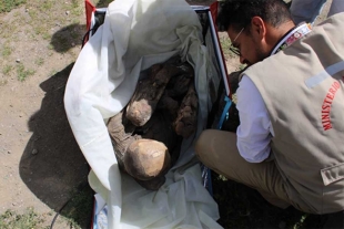 Perú: Hallan momia en mochila de repartidor
