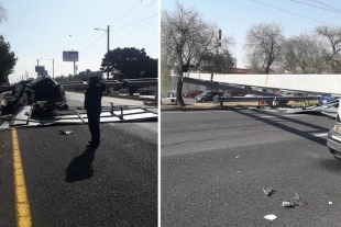 Dos personas lesionadas por accidente en Paseo Tollocan