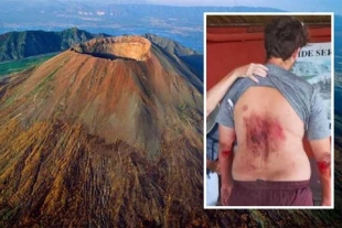 “Selfie extrema”: Turista intenta sacarse una foto en el volcán Vesubio y cae al cráter