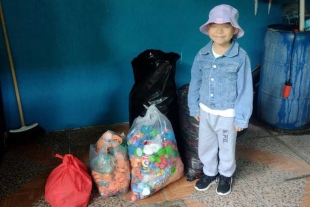 Familiares de  Danna Carmona, piden apoyo para continuar con el tratamiento médico de la pequeña